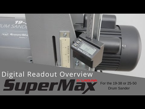 Supmx-71938-D, Supermax 19-38 Drum Sander On Open Stand, 110V, 1-3/4Hp