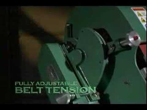 Burr King Model 960-400 4 x 60 Two Wheel Belt Grinder Fixed Speed  95103