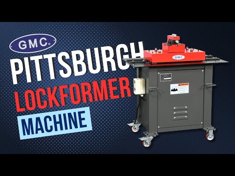 GMC Machinery 20 GA to 26 GA Pittsburgh Type Locking Forming Machine PL-20E