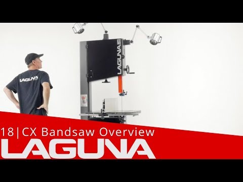 Laguna Tools 18|CX Wood|Metal Bandsaw 110 V 1.75HP 16 In. Resaw