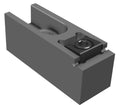 Mitee-Bite® Modular Pitbull® Clamp, Slotted Large Size, Blunt Edge, 6,000 lbf Holding Force. Use M16 Mounting Screws.