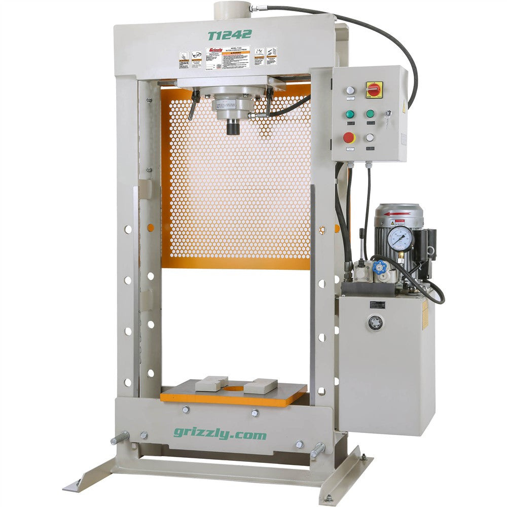 Grizzly T1242 - 30 Ton Electric Hydraulic Shop Press