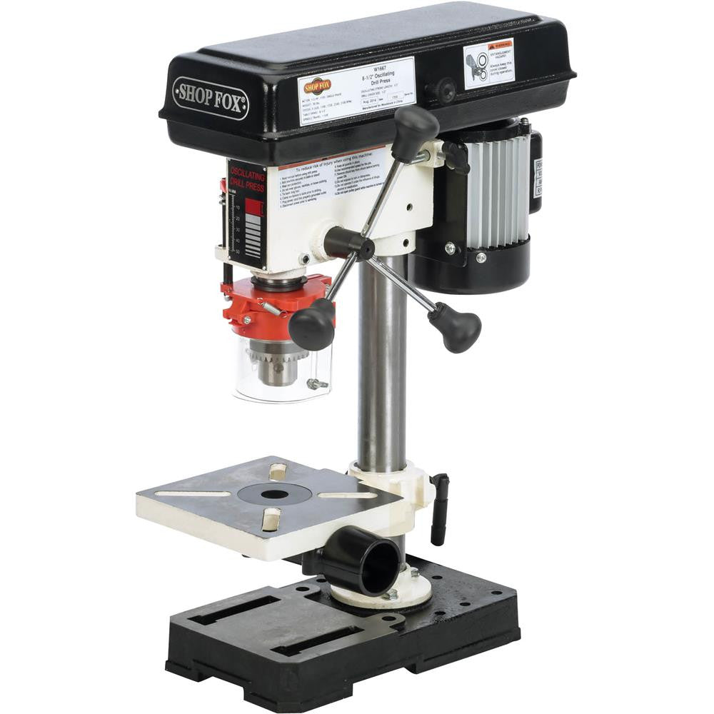 Shop Fox W1667—1/2 HP 8-1/2" Bench-Top Oscillating Drill Press