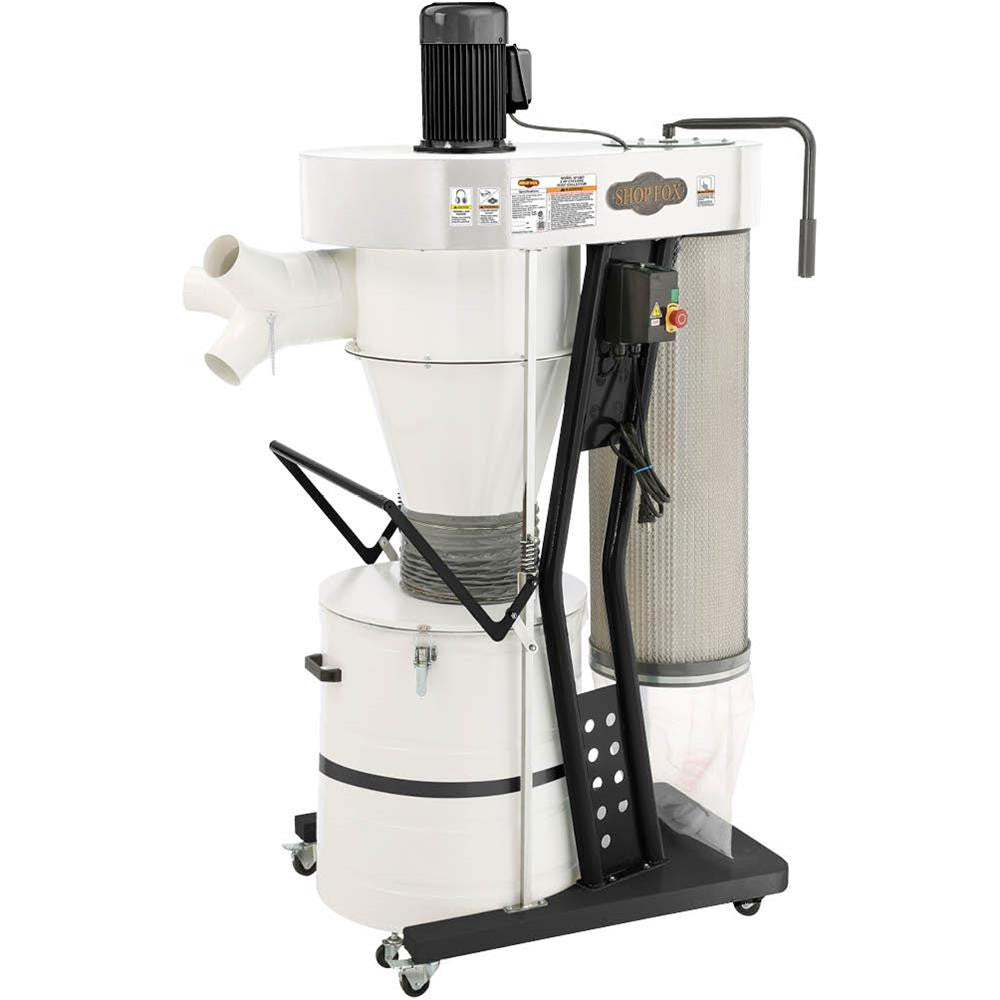 Shop Fox W1869—3 HP Portable Cyclone Dust Collector