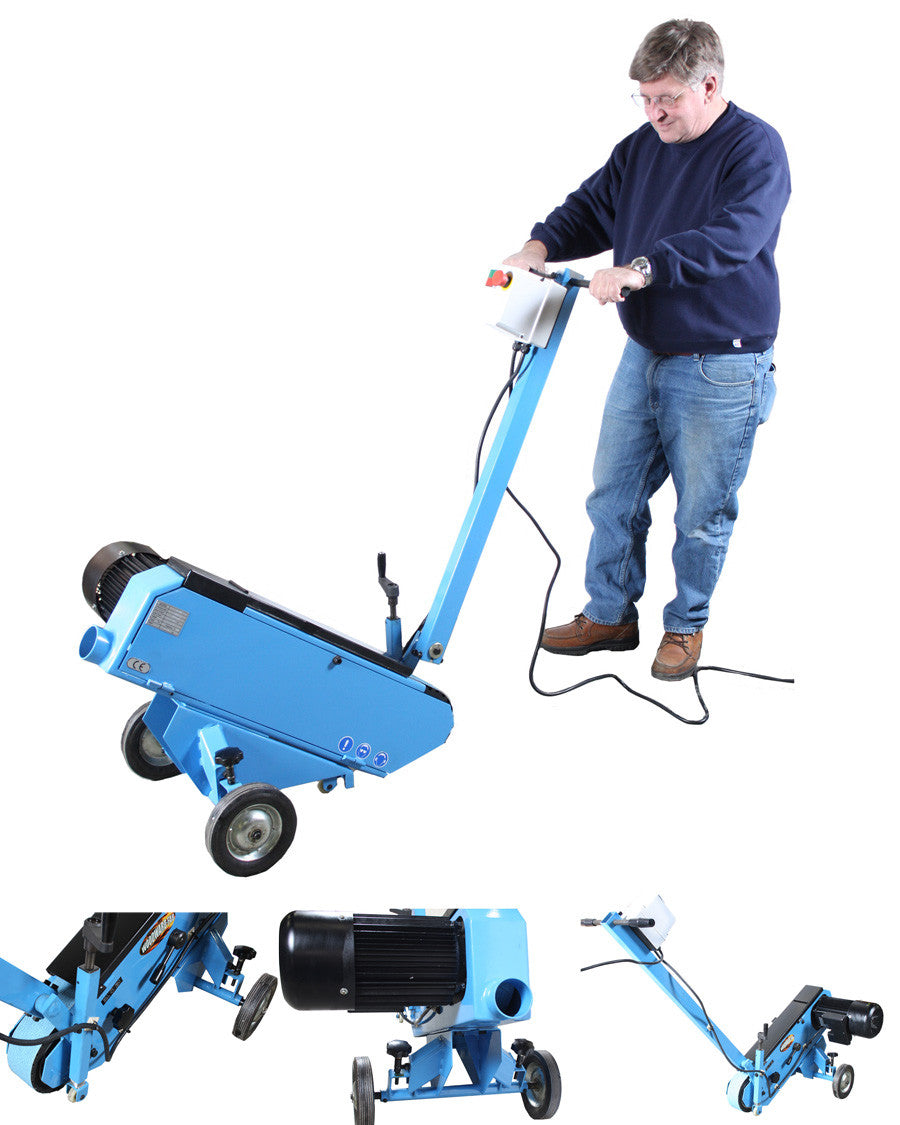 Woodward Fab 3HP 220V Three Phase Weld Grinder Shaver Floor WFBFG